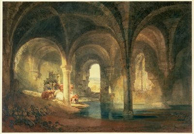 Refectory of Kirkstall Abbey by Joseph Mallord William Turner